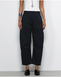 AERE - Sian Organic Cotton Barrel Leg Pants