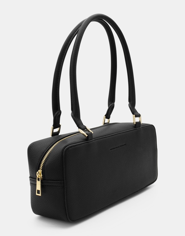 Morgan & Taylor - Mackenzie Rectangle Shoulder Handbag in Black