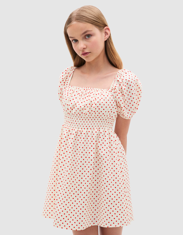 Seed Heritage - Puff Sleeve Dress - Teen