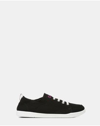 Vionic - Pismo Casual Sneaker - Black Waffle Knit