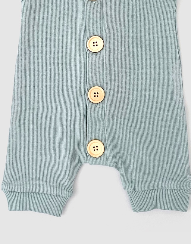 WITH LOVE FOR KIDS - BASICS Ribbed Romper - Babies