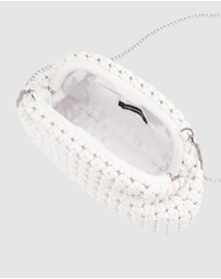 Olga Berg - Everly Hand Woven Clutch