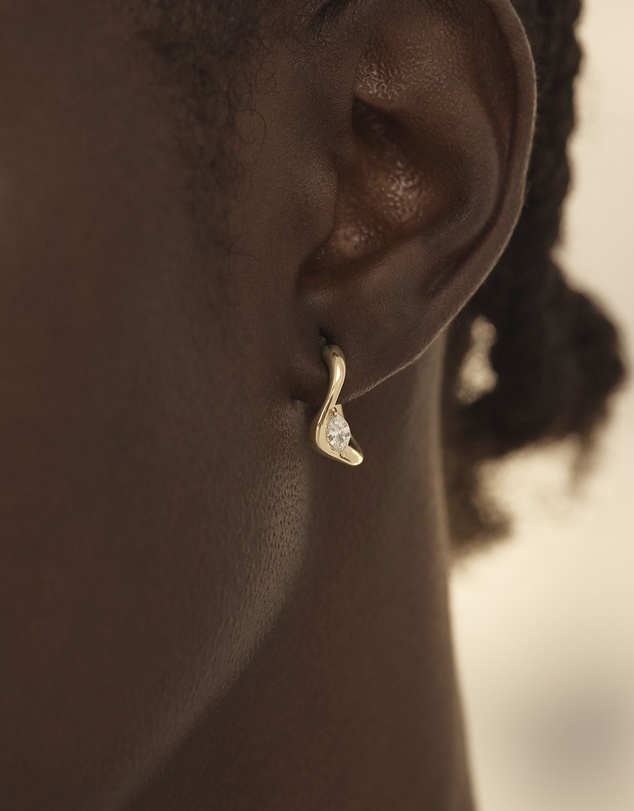 By Charlotte - Crystal Wings Hoops