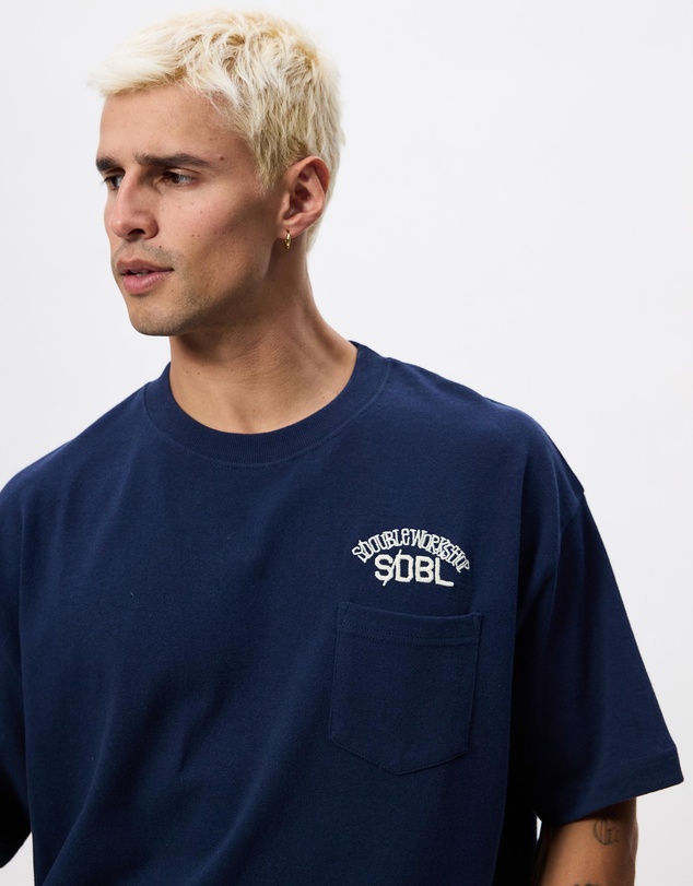 S Double - Team Heavyweight Pocket T-Shirt