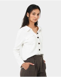 Forcast - Willow Collar Cardigan