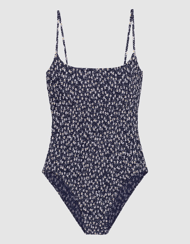 Polo Ralph Lauren - Le Petit Fleur Smocked Kennedy Low Back Swimsuit