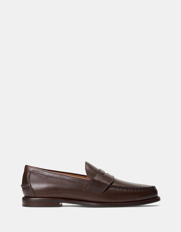 Polo Ralph Lauren - Alston Burnished Leather Penny Loafers - Men's