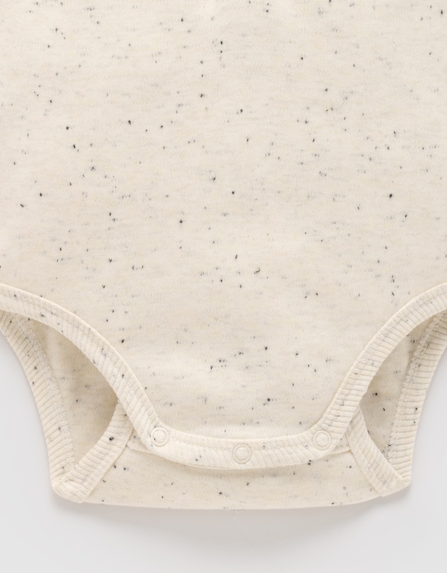 Purebaby - Thick Henley Bodysuit -Kids-Babies