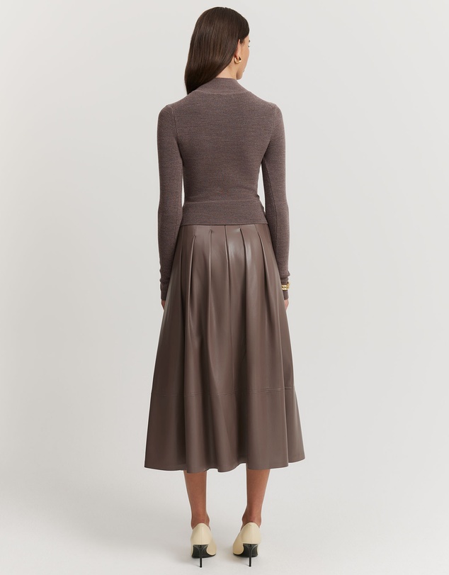 Country Road - Verified Australian Merino Mock Neck Knit