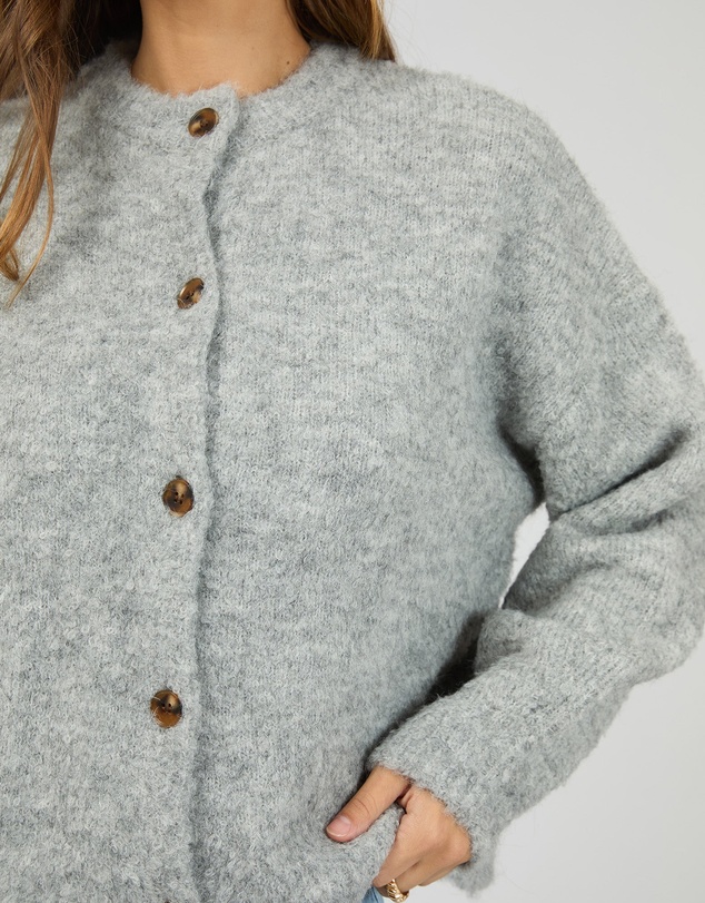 All About Eve - Tillie Cardigan Grey Marle