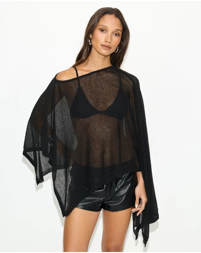Dazie - Lucia Knit Poncho