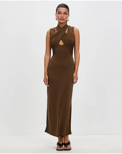 Third Form - Wisteria Wrap Neck Tank Dress