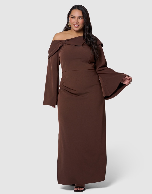 Pink Dusk by Curve Project - Say My Name Maxi Dress