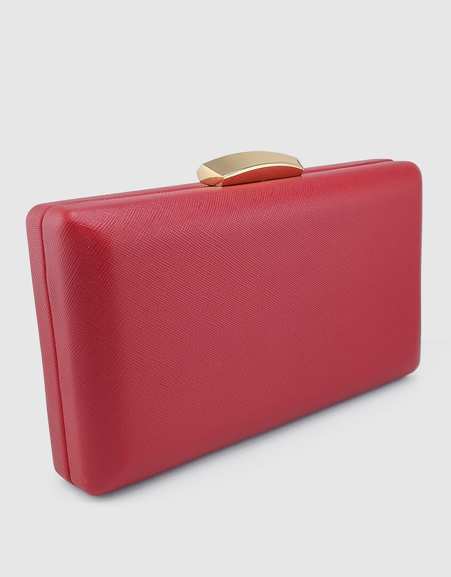 Izoa - Bianca PU Leather Clutch
