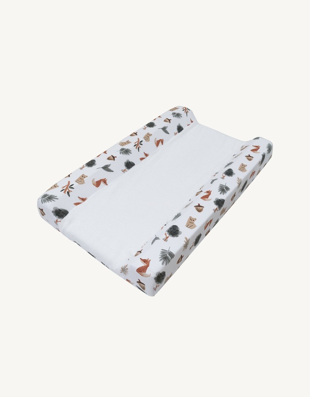 Living Textiles - Jersey Change Mat Cover - Forest Retreat