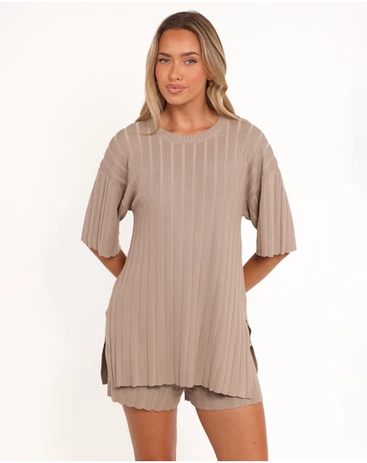Petal & Pup - Silvie Shorts Set - Beige