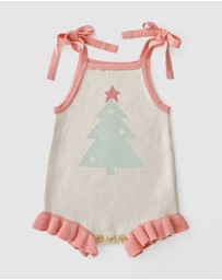 WITH LOVE FOR KIDS - Frills Knitted Romper - Babies