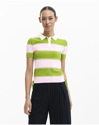 Desigual - Polo shirt with laces