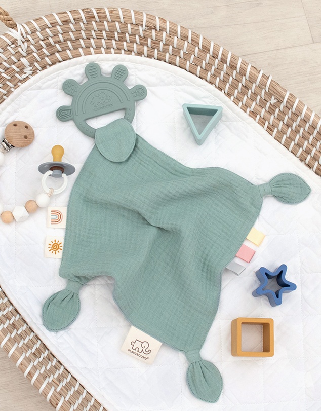 Playground - Silicone Comfort Teether - Sage