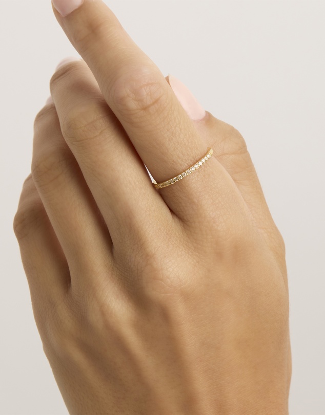 By Charlotte - Diamond Halo Ring