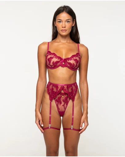 One Empire - Amika Purple Lingerie Set