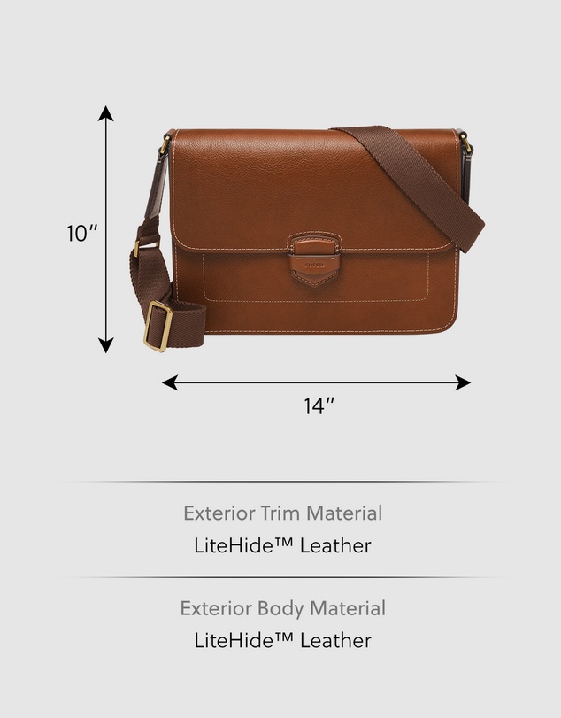 Fossil - Lennox Brown Messenger Bag