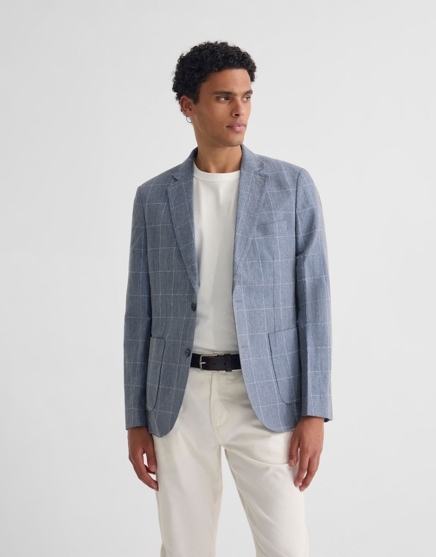 Oxford - Milton 1/2 Lined Checked Blazer