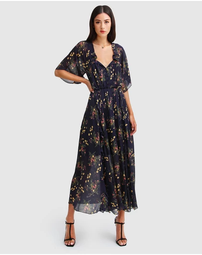 Belle & Bloom - Amour Amour Ruffled Midi Dress