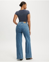 Cotton On - Curvy Stretch Wide Jeans