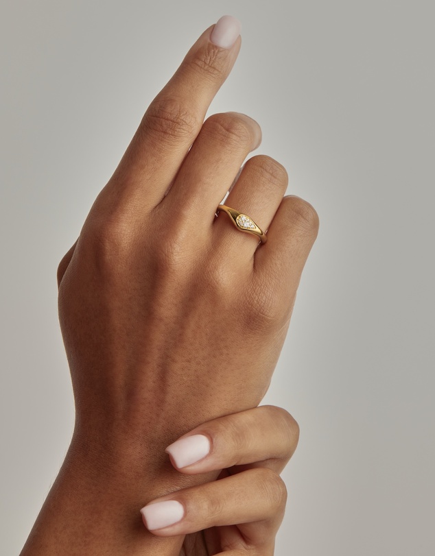 By Charlotte - Ocean Mist Ring