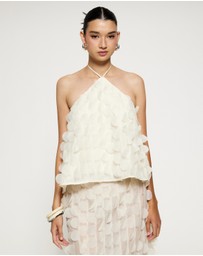 Lover - Este Ruffle Halter Top