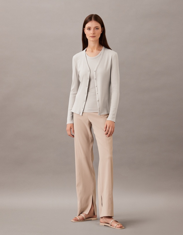 Calvin Klein - Modal Ribbed Cardigan