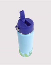The Somewhere Co - Dusty Blue Swirl Bottle 500ml