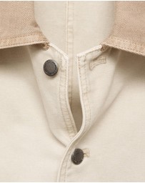 M.N.G - Denim Parka With Contrasting Collar