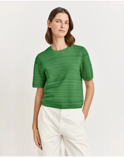 Toorallie - Parallel Knit Top
