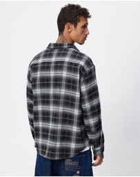 S Double - Pass Flannel Overshirt