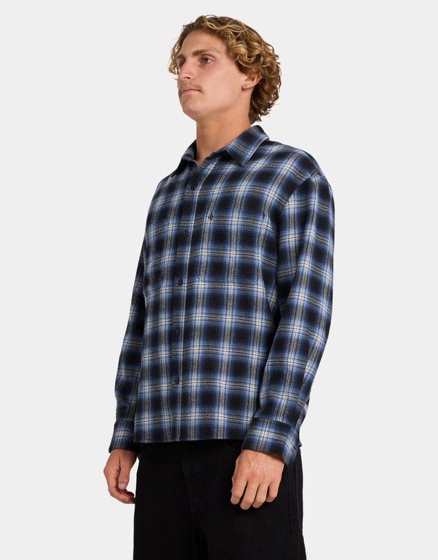 Volcom - Mens Psycho Flannel Long Sleeve T-Shirt
