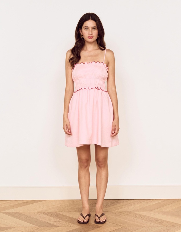 MINKPINK - Mila Scalloped Mini Dress