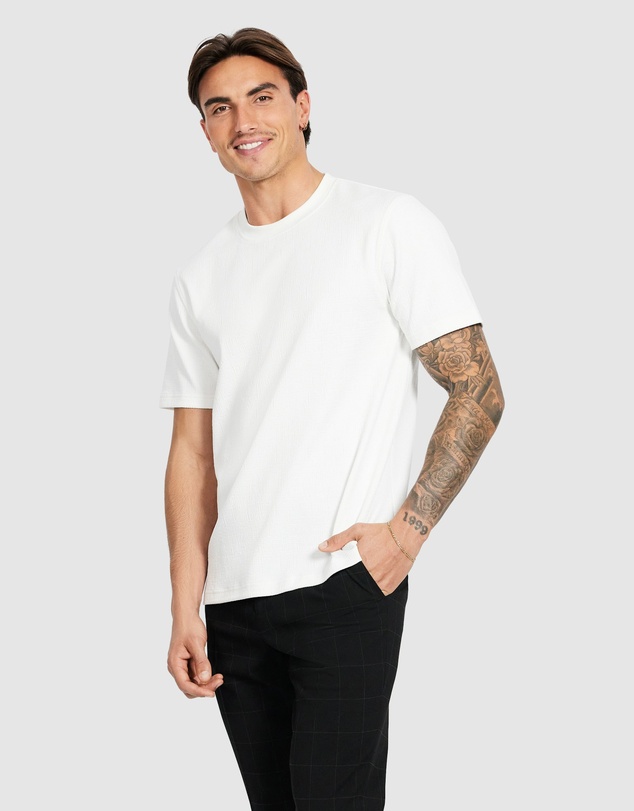 Tarocash - Richmond Textured T Shirt