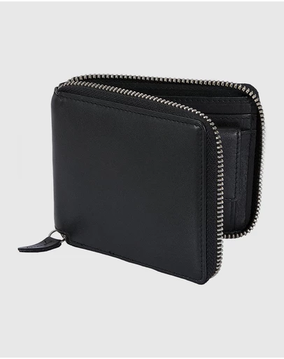 DENTS - Avon Nappa Leather Zip Wallet with RFID Blocking