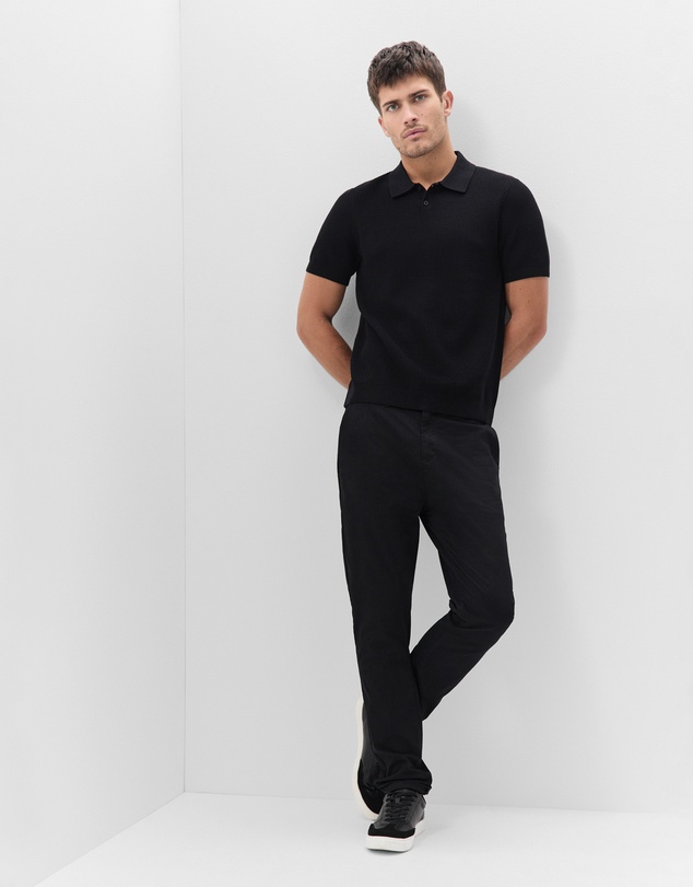 UNISON - Textured Knit Polo