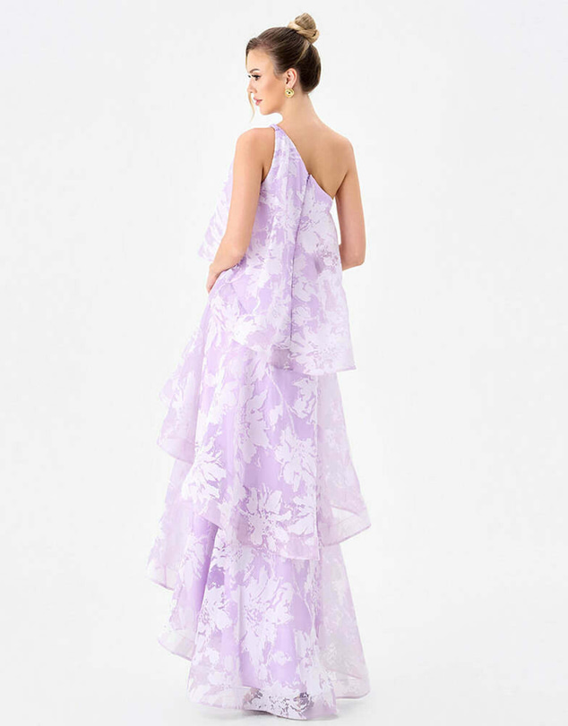 Bariano - Loraina Asymmetric Tiered Dress