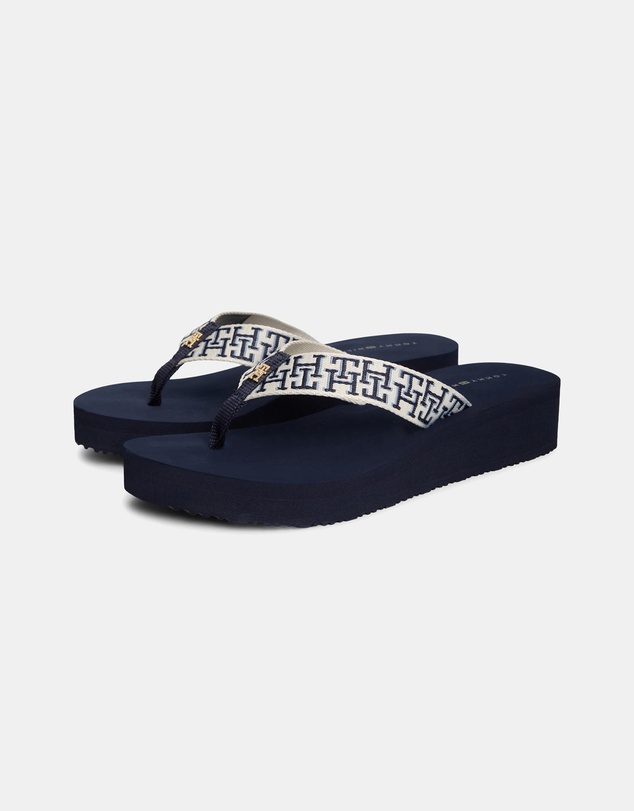 Tommy Hilfiger - Riri TH Mono Wedge Summer Sandals - Women's