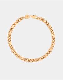 Astrid & Miyu - Bold Curb 18Ct Chain Bracelet