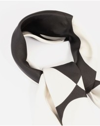 Lovisa - Classic Black Geometric Fabric Scarf