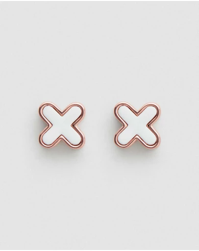 MIMCO - Dreamer Stud Earrings - White