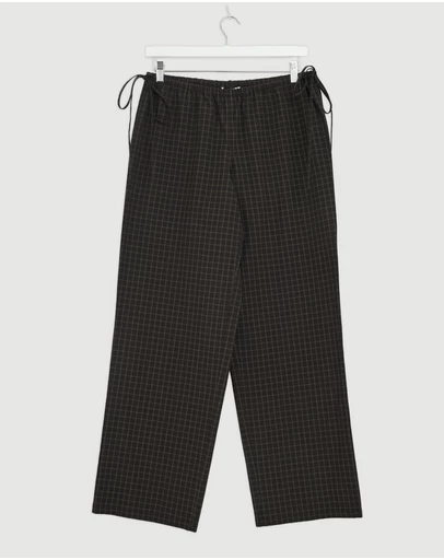 Revibe - Repaired Assembly Label Eddie Check Pants - AU 10