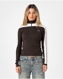 Rusty - Daddy Gb Fitted Zip Through Knit
