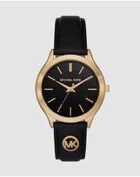 Michael Kors - Slim Runway Black Analogue Watch
