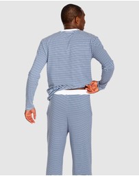 Sant And Abel - Men's Marina Jersey Stripe PJ Pants